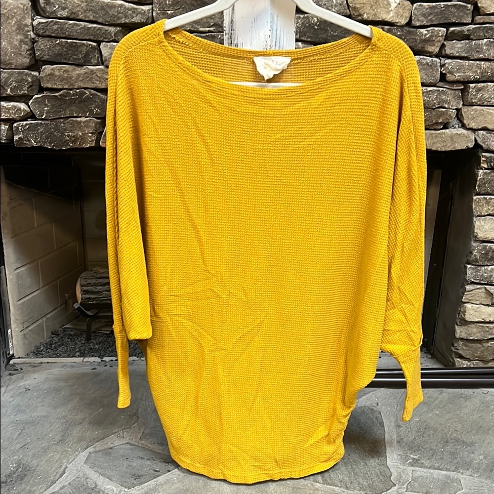 Yellow Knit Sweater